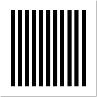 Black and White Stripes Posters and Art